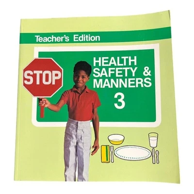 Abeka Health Safety & Manners 3 Teachers Edition~First 1st Edition Grade 3 18562 - Image 1 of 4