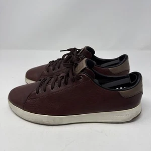 Cole Haan GrandPro Tennis Men’s Size 11 M Leather Casual Shoes C31307 Wine Brown - Picture 1 of 14