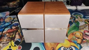 Panasonic SB PM39 Wooden Speakers Bookshelf - Picture 1 of 6