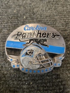 Hebilla de cinturón Carolina Panthers Siskiyou estaño 1994 edición limitada #3989 - Imagen 1 de 2