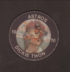 Dickie Thon Houston Astros 1984 7Eleven Slurpee Superstar Baseball Coin - Picture 1 of 1