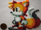 Tails Sonic the Hedgehog Mini Bead Sprite Perler Artkal Pixel Art Icon Retro