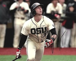 OREGON STATE BEAVERS BASEBALL GREAT LOGAN ICE SIGNED 8X10 FIRST TEAM ALL-PAC 12 - Picture 1 of 1