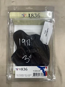 Tagua TX-BH3-207 TX Optic Ready Most 1911’s Compact 3” Brown 45 Cal RH - Picture 1 of 3