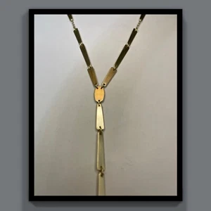 Kendra Scott Gold Brushed gold Long Y Drop Necklace - Picture 1 of 9