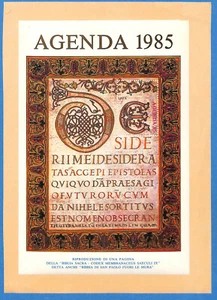 ITALY - POSTER STAMP - CHIUDILETTERA 1985 BIBBIA SACRA (L0167-204) - Picture 1 of 1