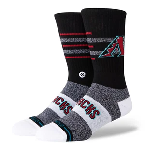 Stance Erwachsene schwarz Crew Baumwolle MLB Baseball Arizona Diamondbacks engere Socken L - Bild 1 von 1