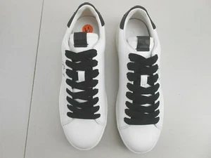 COACH X Keith Haring C101 Low Top Leather Sneakers Men’s Size 11 White & Black - Picture 1 of 8