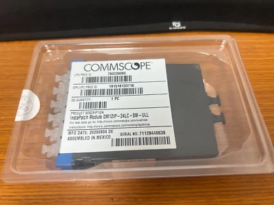👀 NEW COMMSCOPE G2 ULL SINGLEMODE MPO-12 DISTRIBUTION MODULE DM12iP-24LC-SM-ULL - Image 1 of 4