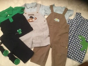 Lot/9 Boys Baby Infant 6-12mo Outfit Gymboree Goodlad Dinosaur Frog Baseball EUC - Picture 1 of 12