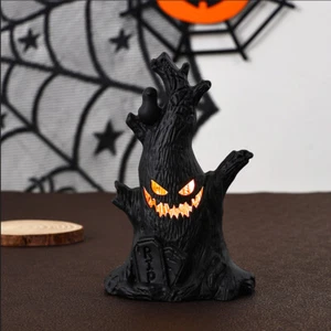 Spooky LED Ghost Tree Light for Halloween Atmosphere Party Home Table Art Decor - Picture 1 of 11