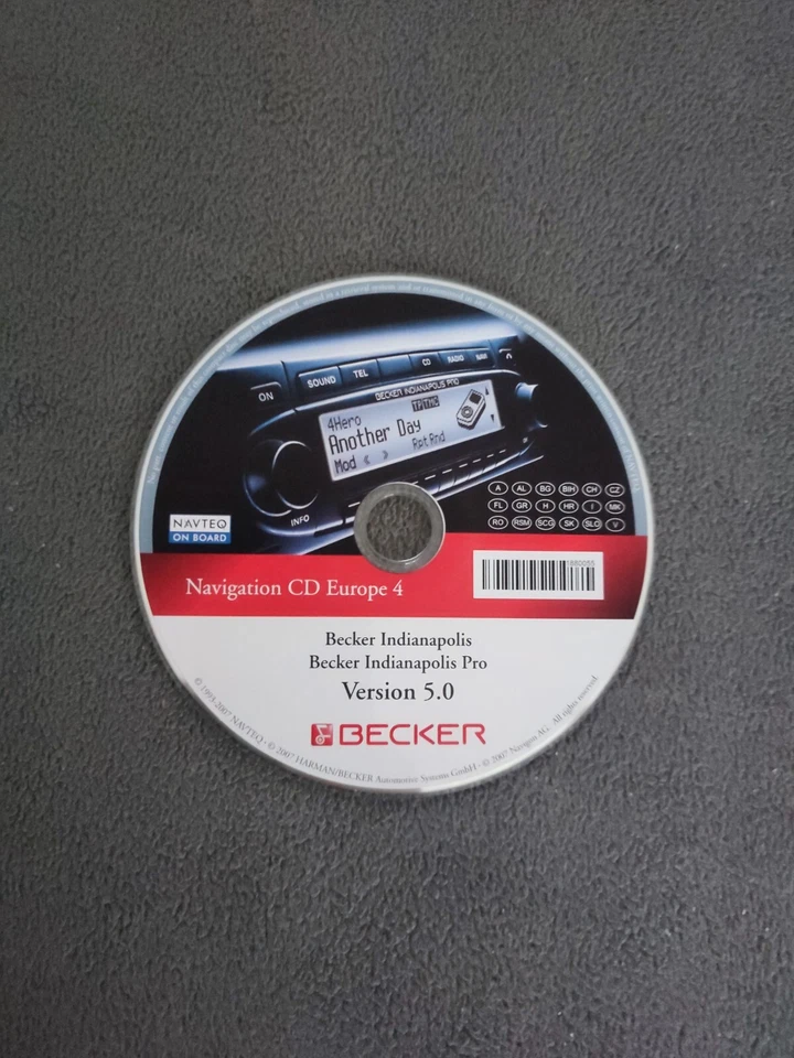 CD Navigation BECKER Indianapolis (Pro) ITALIA ALPEN OSTEUROPA 2007/2008 V5.0 - Bild 1 von 1