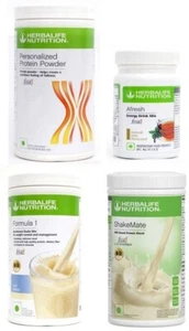 HERBALIFE Weight Loss Combo Formula 1 Kulfi + Protein 400g + ShakeMate + Afresh - Picture 1 of 4