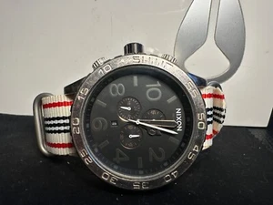 Nixon The 51-30 Chrono Watch Silver/Black - Picture 1 of 6