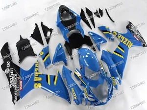 For 11-20 GSXR600/750 Blue Yellow ABS Injection Mold Bodywork Fairing Kit Panels - Picture 1 of 9