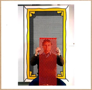 SIGNED - THOMAS HOEPKER - ROY LICHTENSTEIN NY STUDIO 1982 6" x 6" MAGNUM PRINT - Picture 1 of 2