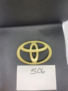 09-21 Toyota GOLD Rear Trunk Lift Gate Emblem Logo Decal Badge Icon OEM - Picture 1 of 7