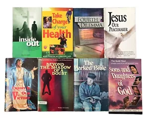 Menge 8 verschiedene Bücher der Siebenten-Tags-Adventisten Broschüren Traktate christliches Lesen - Bild 1 von 23