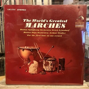 [CLASSICAL]~EXC LP~BOSTON SYMPHONY~FIEDLER~POPS~World's Greatest Marches~1964~RC - Picture 1 of 5