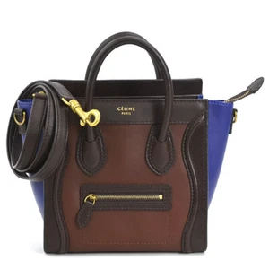 Echte CELINE Luggage Nano Shopper Handtasche Umhängetasche braun - e58859i - Bild 1 von 14