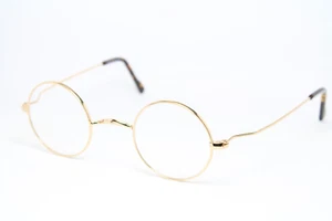 MEG Alemania 17010R GP Gafas Gafas Pequeñas Redondas 38-25 Redondas Dorado - Imagen 1 de 7