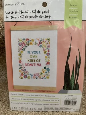 Dimensions "Be Your Own Kind of Beautiful" Banner CCS  8" x 11.5"  UR Beautiful! - Image 1 of 2