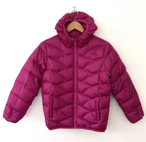 NEW The North Face Girls Luna Down Reversible Puffer Hooded Jacket, L 14-16 - Picture 1 of 15