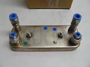 NEW GEA HEAT EXCHANGERS INC GBM200H-8/9434 HEAT EXCHANGER COPPER BRAZED SS PLATE - Picture 1 of 6