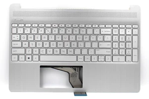 NEW Genuine HP 15-EF 15S-EQ 15-DY Keyboard/Palmrest L60341-B31 M17184-B31 - Picture 1 of 2