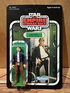 Vintage STAR WARS Han Solo Bespin Original Action Figure on Custom ESB 41 card - Picture 1 of 10