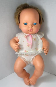 Muñeca de goma Mattel Newborn Baby Tender Love 1972 vintage 13 pulgadas llora video - Imagen 1 de 19
