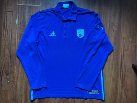 GRASSHOPPERS CLUB ZURICH FOOTBALL JERSEY ORIGINAL ADIDAS SIZE L Cover