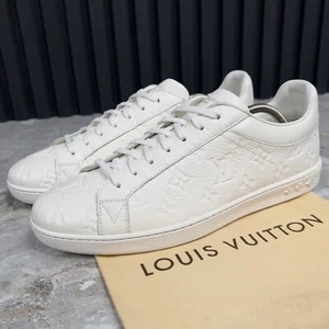 Louis Vuitton Luxembourg Sneaker Monogram Taurillon Pelle 9 LV o 10 US 43 EUR - Foto 1 di 13