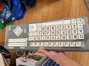 Greystone Digital Big Keys LX Large Print Oversize USB Wired Keyboard with cover - Picture 1 of 6