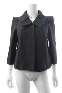 Chloe Seidenjacke mit Kragen / schwarz - Bild 1 von 4