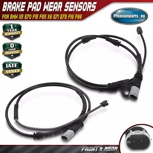 2x Brake Pad Wear Sensors F & R for BMW X5 E70 F15 F85 X6 E71 E72 34356792567 - Picture 1 of 9