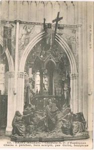 Saint BRIEUC 22 Kapelle N.-D Stuhl Postkarte geschrieben an Fräulein BERNET Guingamp 10-4-1912 - Bild 1 von 2