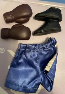 Vintage Ken Doll Boxing Gloves Trunks & Shoes BOXING PAK 1963 - Picture 1 of 3