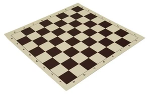 20” High Quality Vinyl Chess Board – Meets Tournament Standards - Brown - Picture 1 of 1