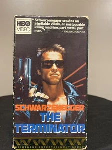 The Terminator VHS 1984 HBO Weintraub Arnold Schwarzenegger 80s Action Rare HTF - Picture 1 of 7