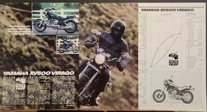 1983 Yamaha XV500 Virago 4p Motorcycle Test Article - Picture 1 of 1