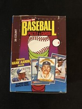 1986 DONRUSS BASEBALL WAX BOX - 36 Sealed Packs Clean 🔥 Canseco McGriff Rookie