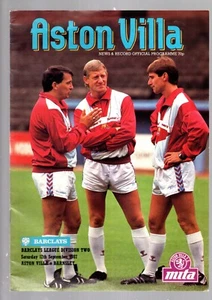 Aston Villa v Barnsley FC 1987-1988 Divisione Due 12/9/1987 - Foto 1 di 1