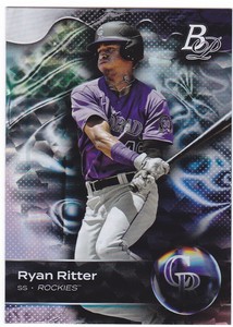 Ryan Ritter - 2023 Bowman Platinum #TOP-21 - Ice Pattern Foil - Top Prospect