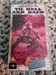 TO HELL AND BACK - VHS Video Cassette Tape - WIDESCREEN - Audie Murphy - RARE - Picture 1 of 5
