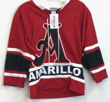 Amarillo Gorillas 2008/09 CHL Red Youth Minor League Sewn Hockey Jersey S New