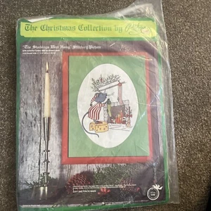 Paragon Needle Craft Kit THE STOCKINGS WERE HUNG" STITCHERY 6286 - Picture 1 of 16