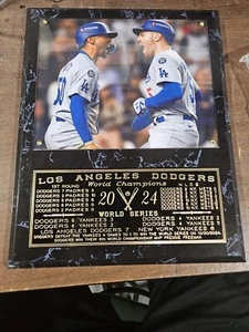 Freeman - Betts 2024 World Champions 12x15 Plaque - World Series Champions - Picture 1 of 1