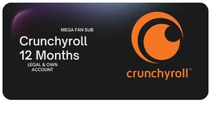 Crunchyroll Premium 1 Year Subscription (Mega Fan) - Foto 1 di 6