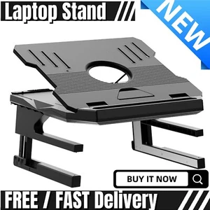 Adjustable Stand Folding Laptop With Cooling Hole Rotating Base Stand TrayLaptop - Picture 1 of 10